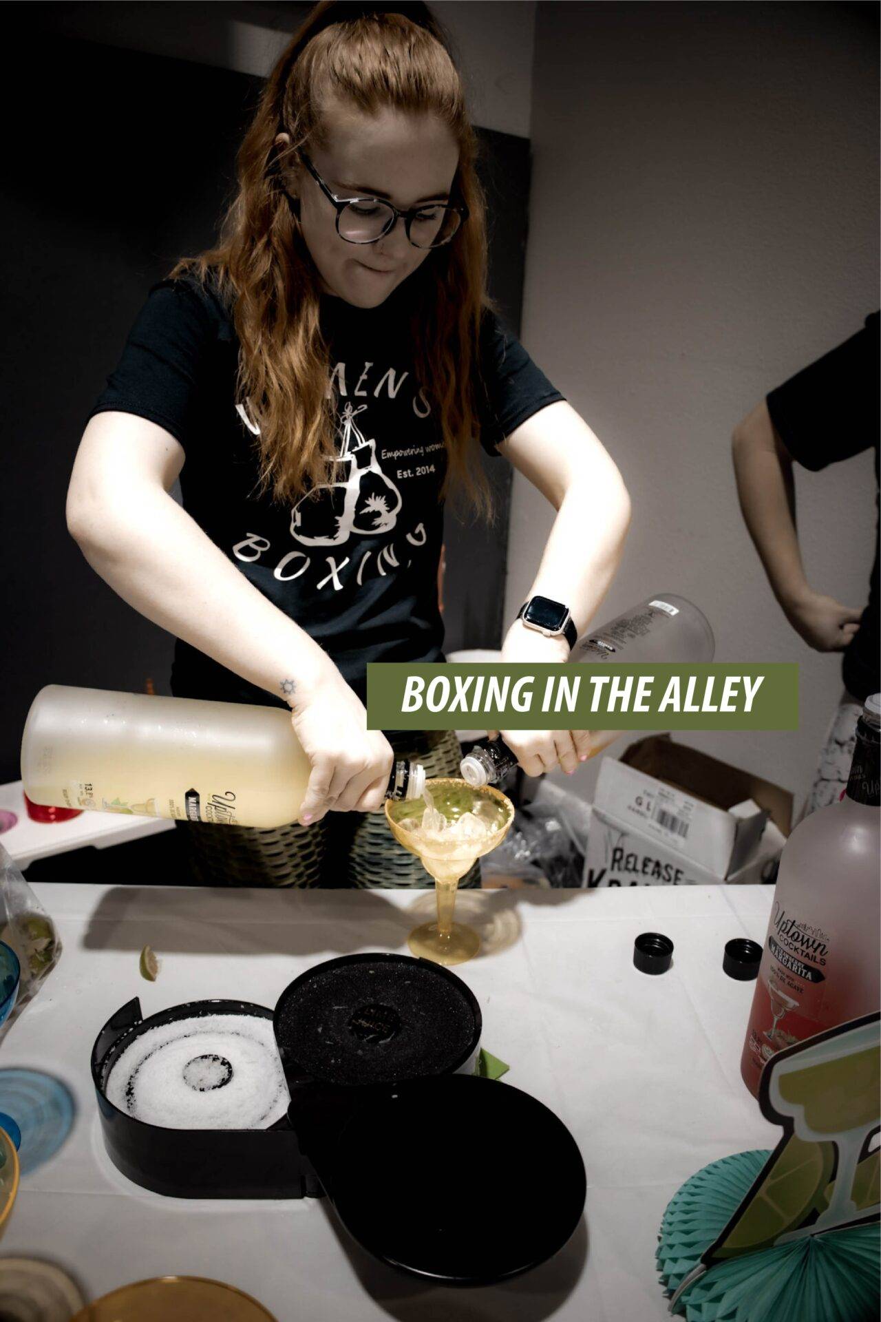 Women's Boxing International | Boxing in the Alley Event. Drinks at Taproot in Salem,OR
